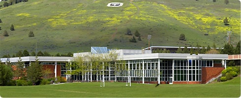 Oregon Institute of Technology (Oregon Tech) campus in Klamath Falls, Oregon. Purvine Hall