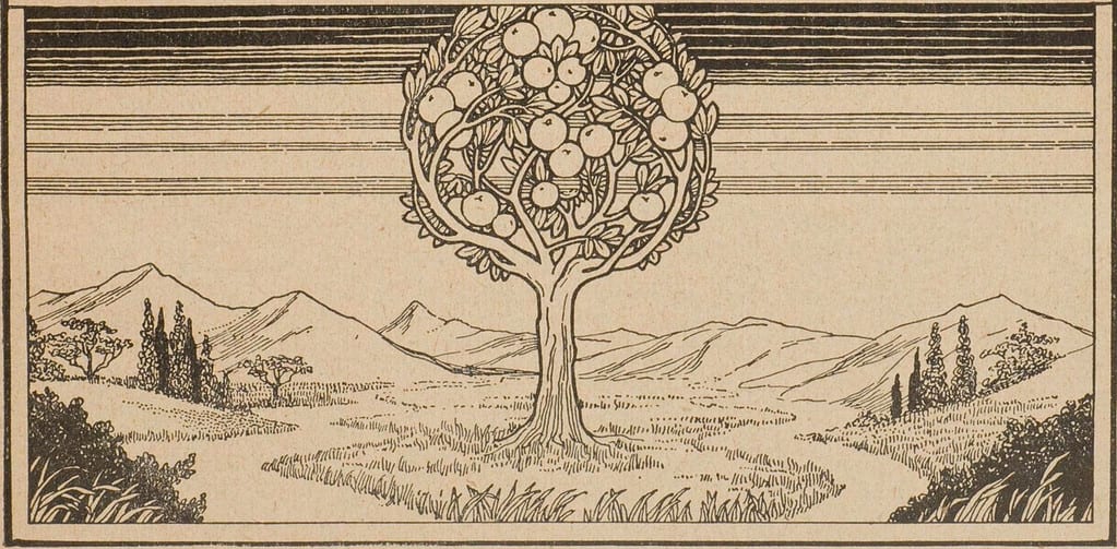 Paradise Tree by Ephraim Moses Lilien