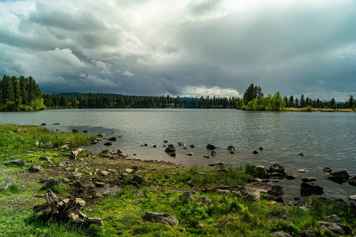 Morgan Lake day use area near La Grande, Oregon