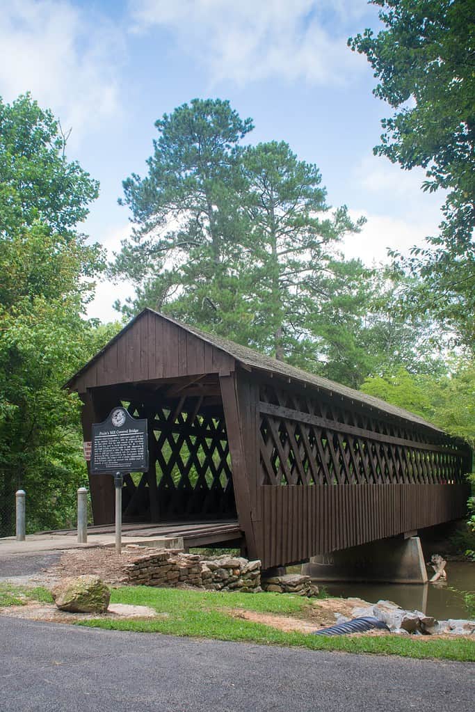 Poole's Mill Cover Bridge in Forsyth County Georgia