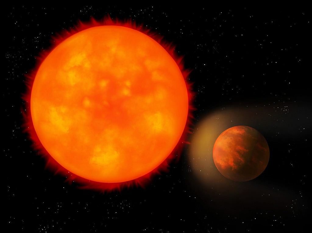 Exoplanets called Hot Jupiters orbit very close to their star.