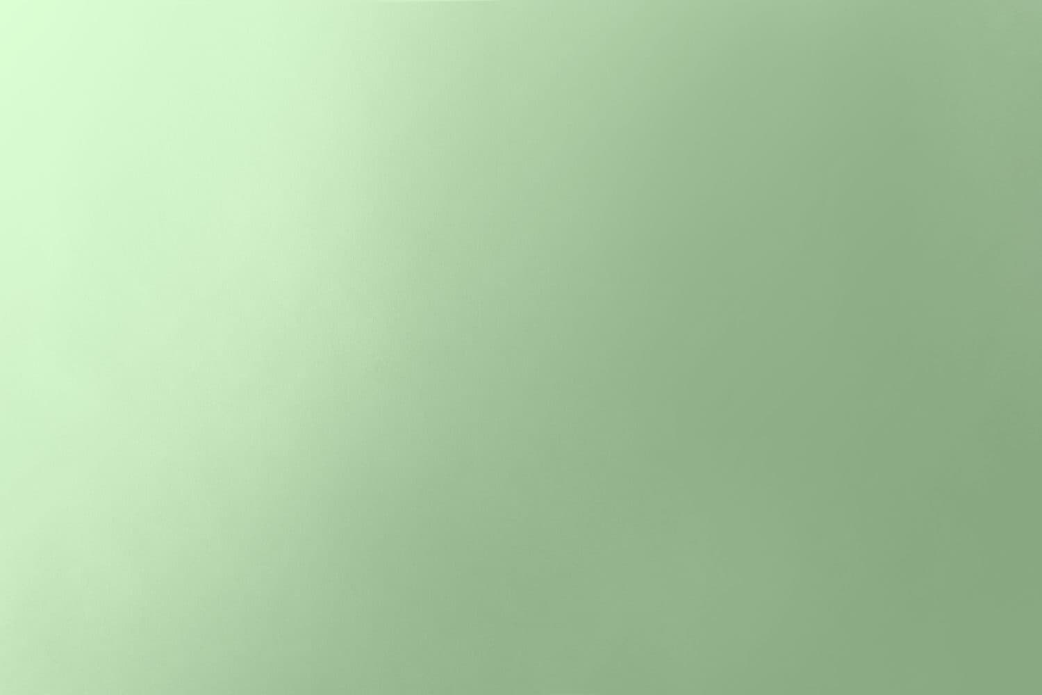 Empty Plain soft pale green color gradation on recyclable paper texture minimalism peaceful background concept