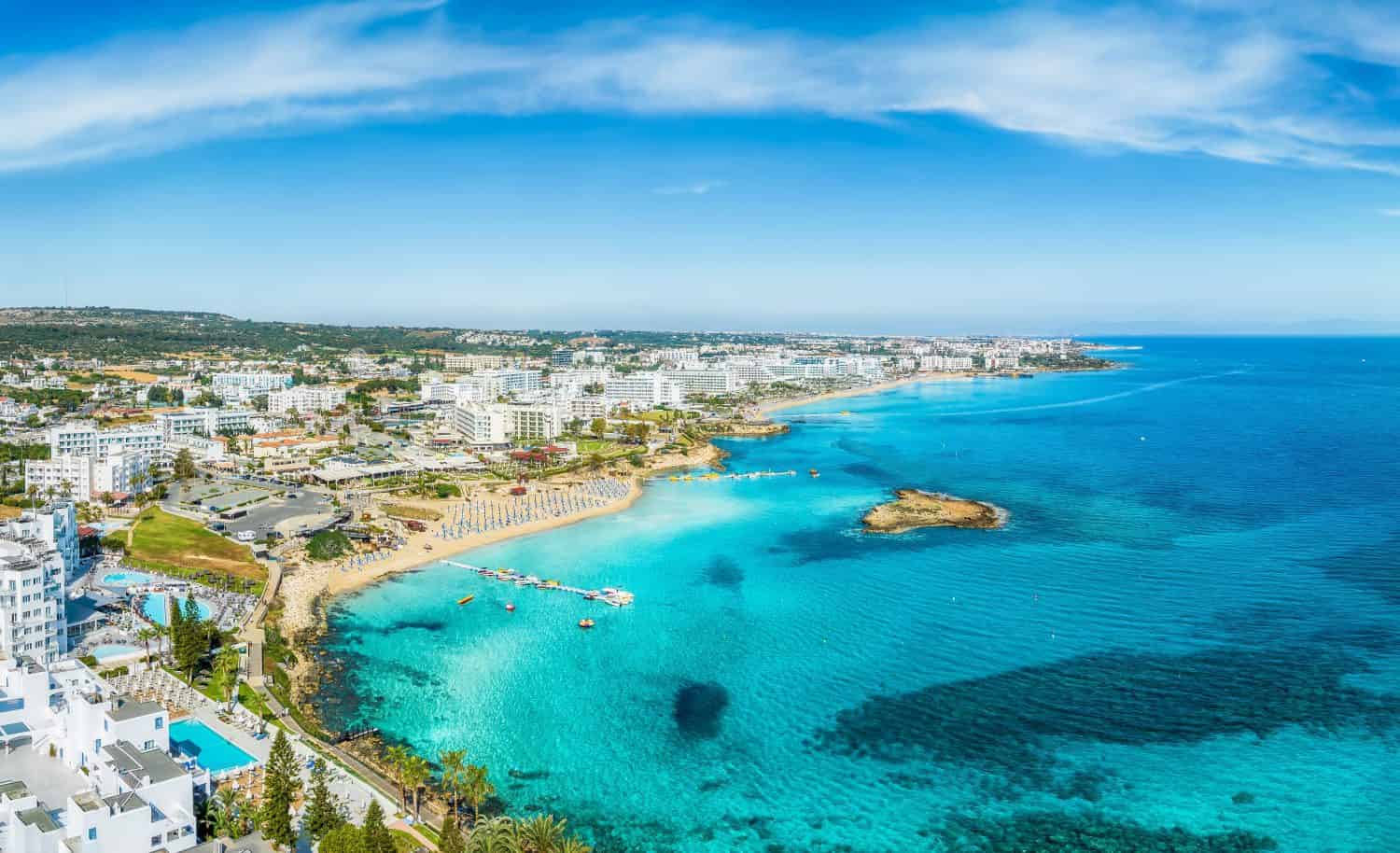 Landscape with Fig Tree Bay in Protaras, Cyprus