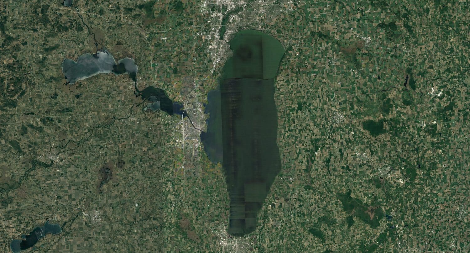 Lake Winnebago USA Satellite Image