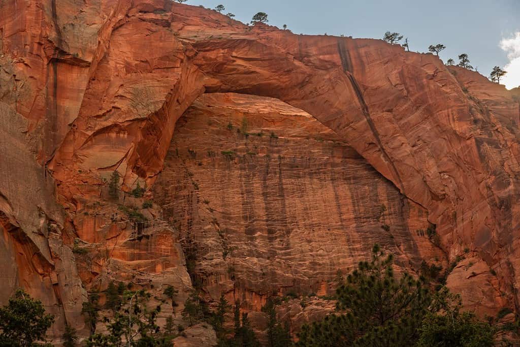 Kolob Arch in the Backcountry of Zion National Park