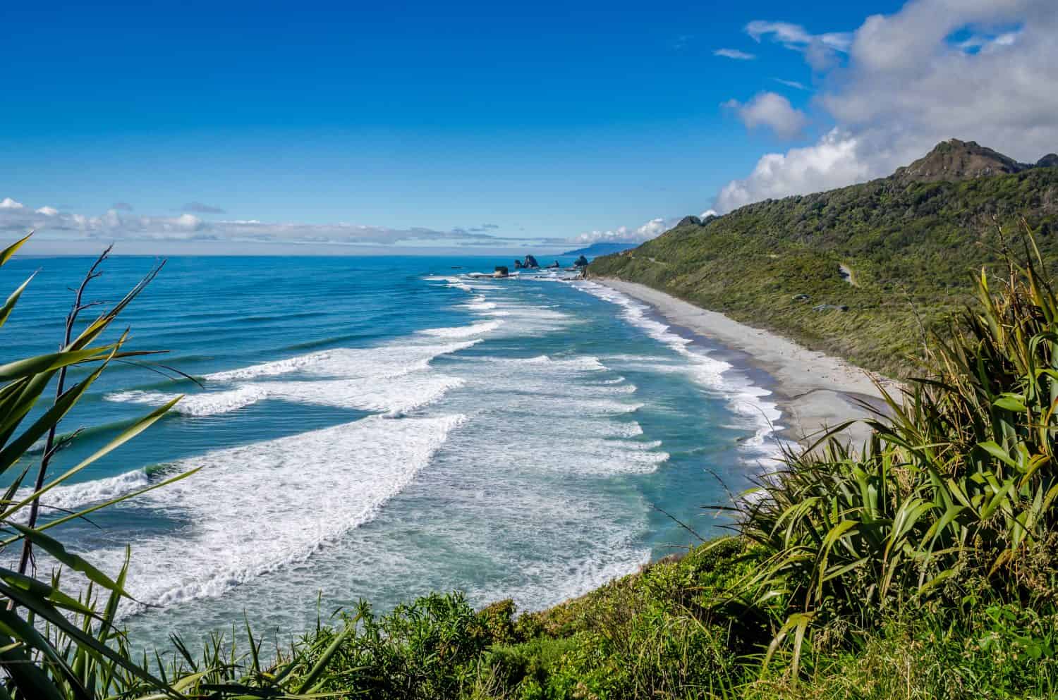 View from the Great Coast Road, New Zealand