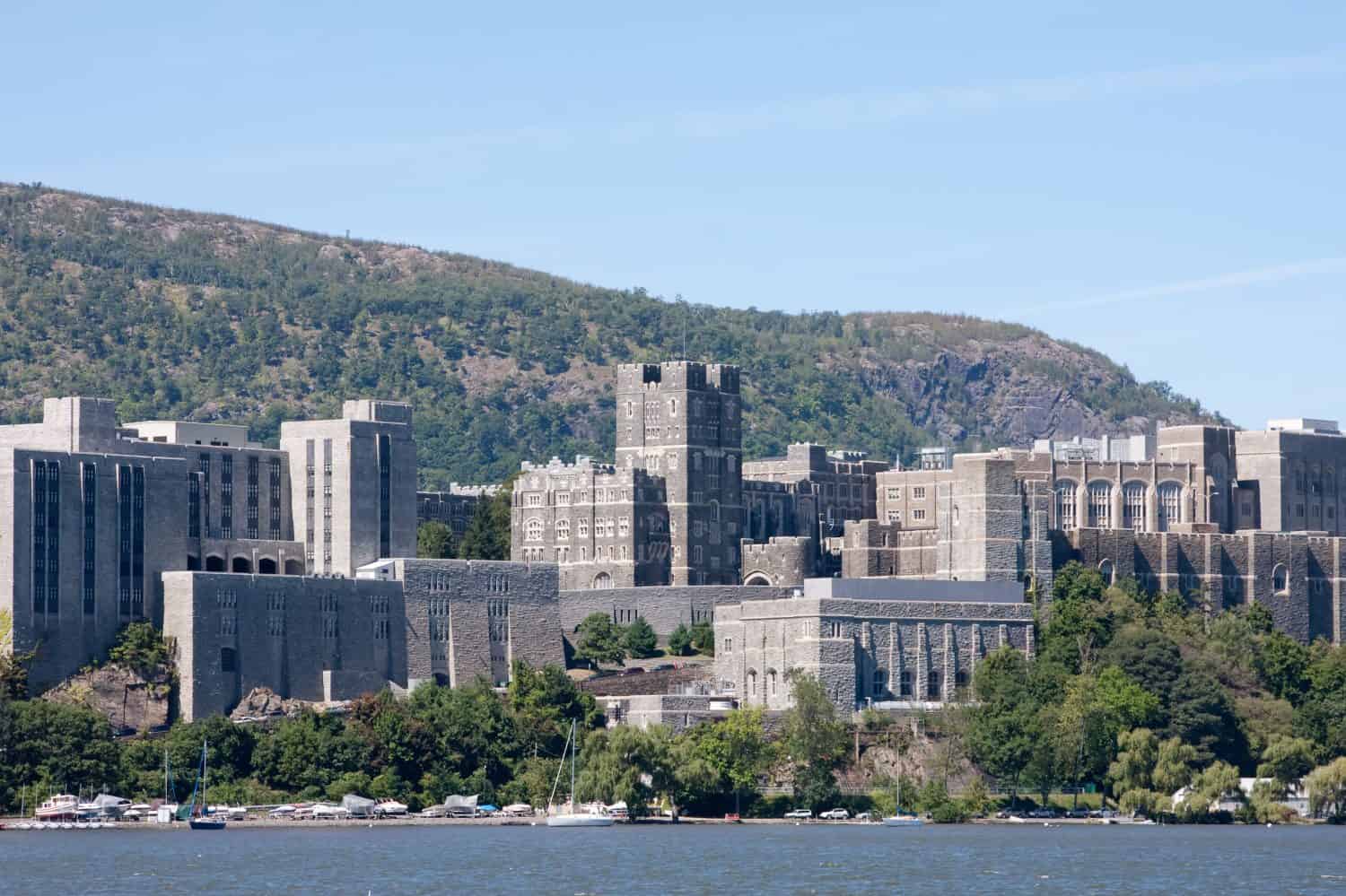 West Point taken from across the Hudson River.