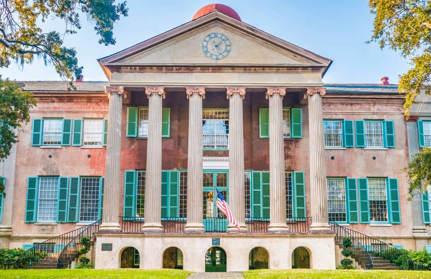 Main Campus of Charleston College, Charleston, South Carolina, USA