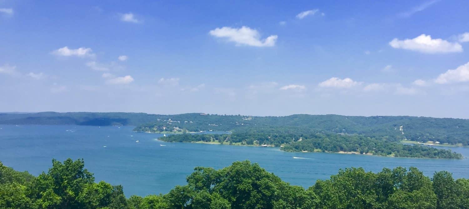 Looking out over Table Rock Lake, Missouri