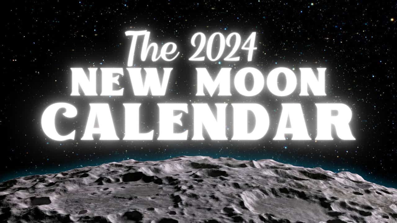 Discover the 2024 New Moon Calendar: Exact Dates, Names, and More!