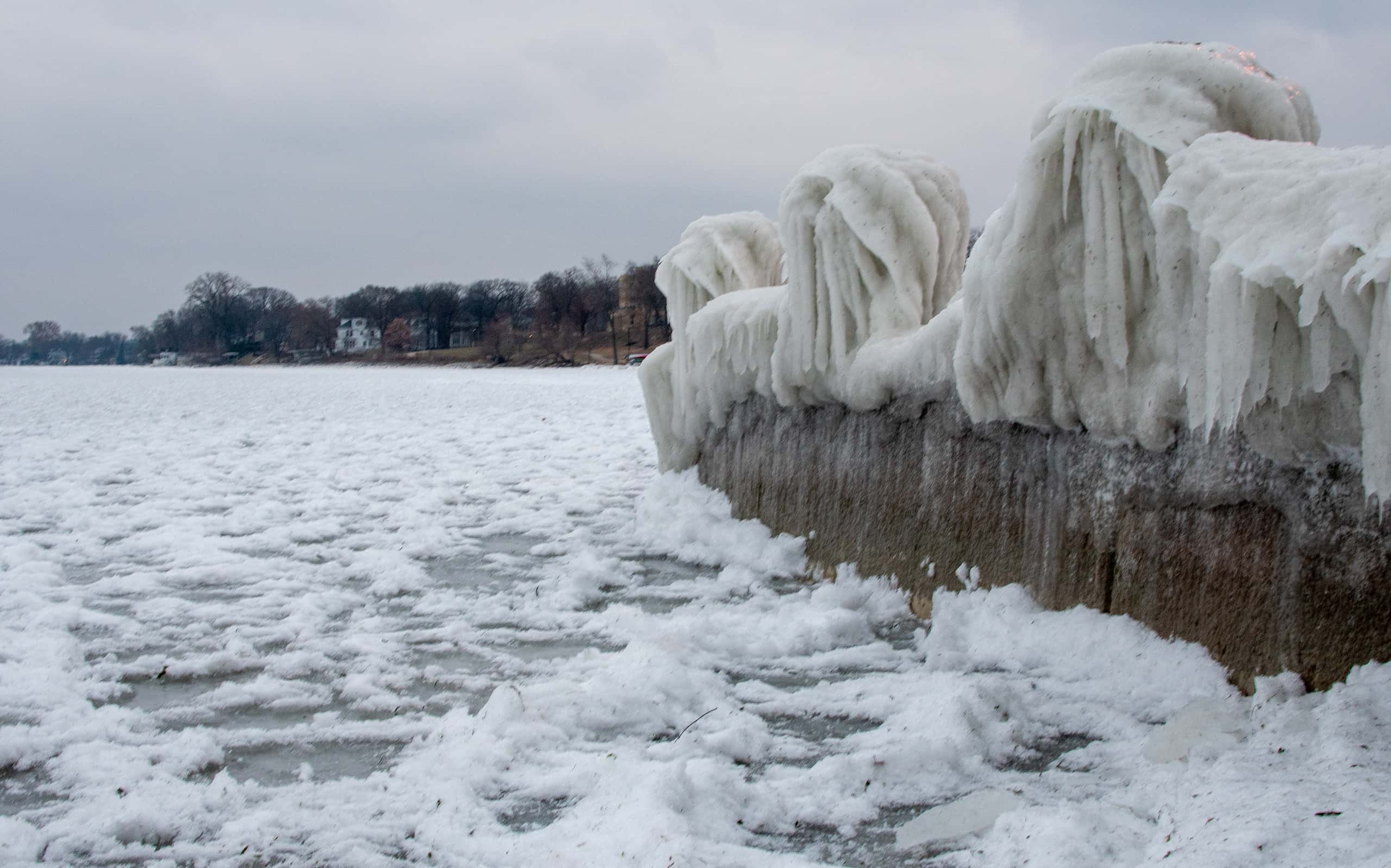 Scary ice formations