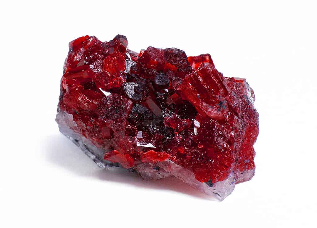 ruby and crystals ,rough natural gemstone for jewelry , stone high quality