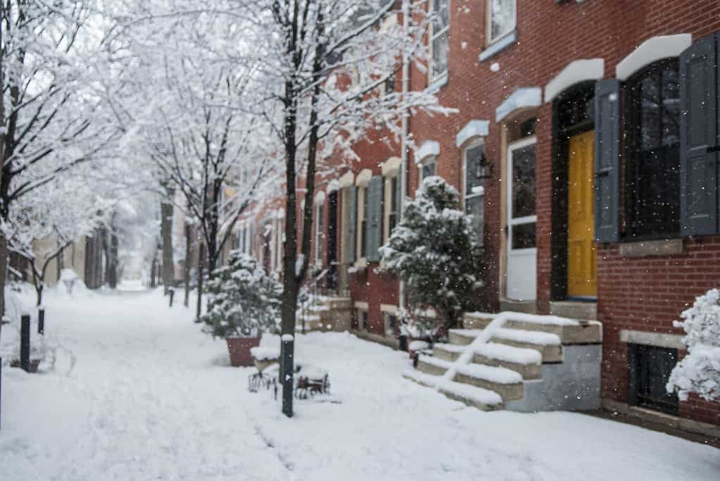 Philadelphia in winter
