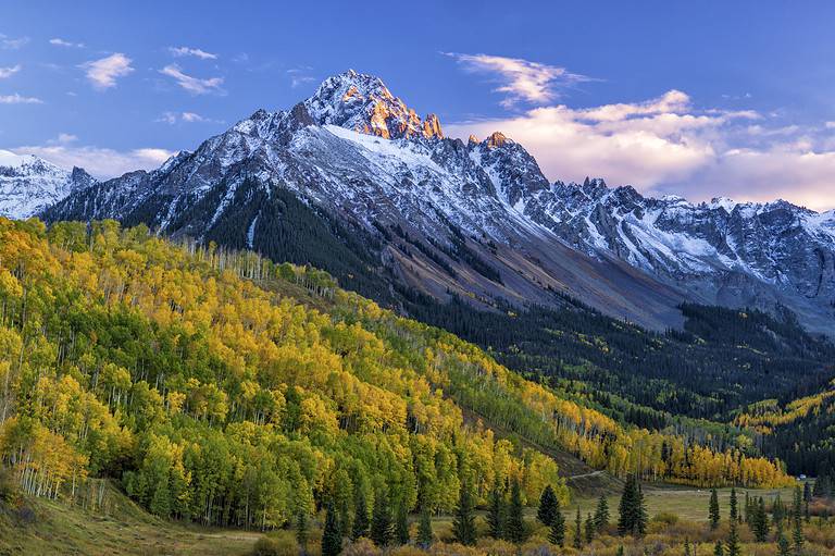Last Light on Mount Sneffels