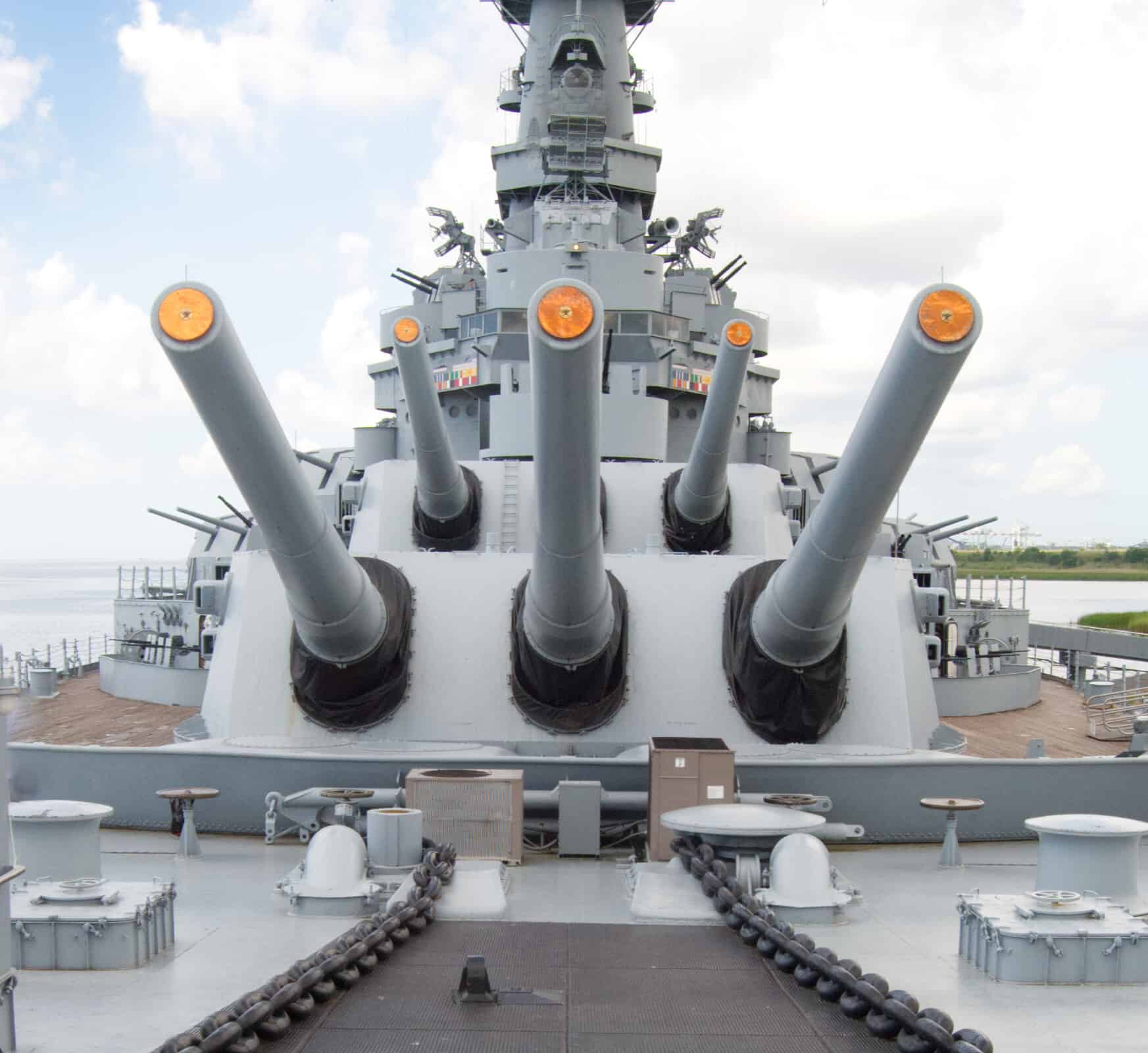 16 Inch Battleship Alabama Guns