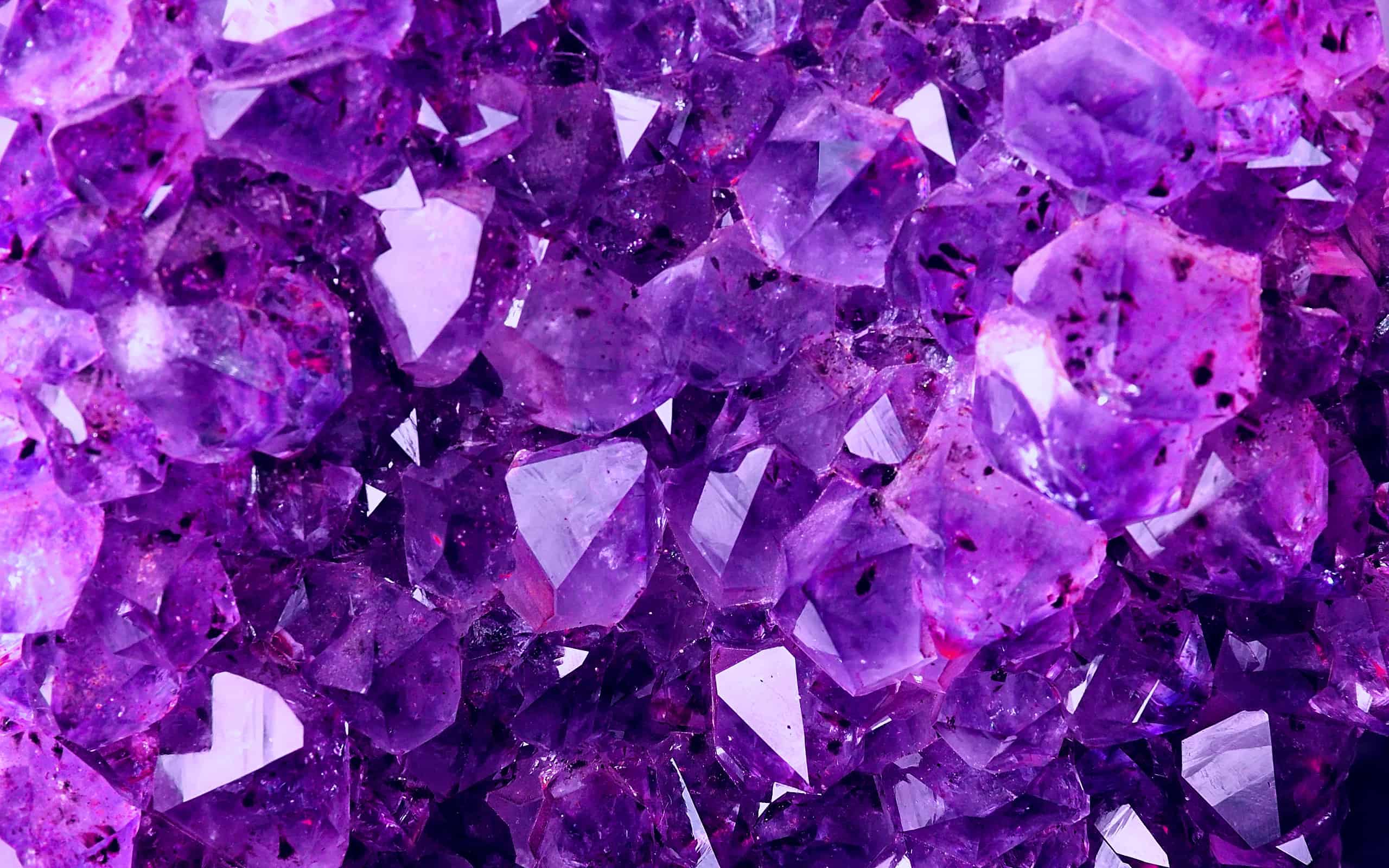 Bright Violet Texture from Natural Amethyst