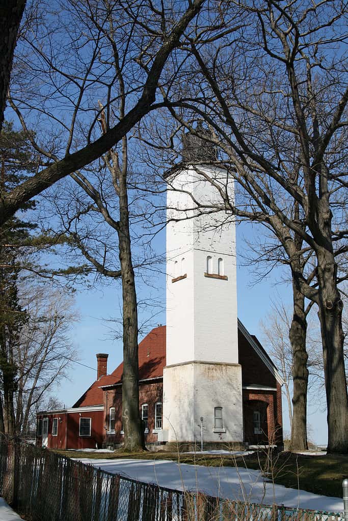 Presque Isle Lighthouse on Lake Erie
