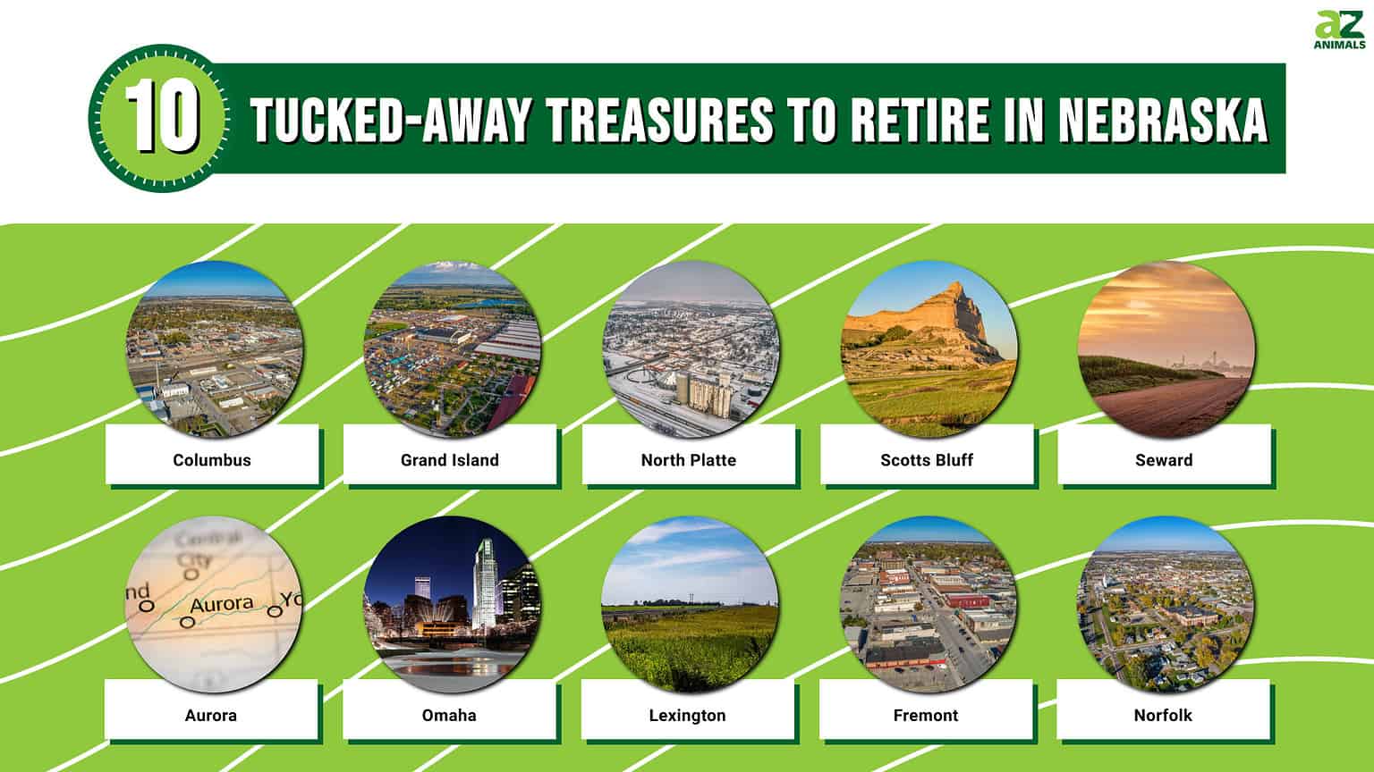 10 TuckedAway Treasures to Retire in Nebraska AZ Animals