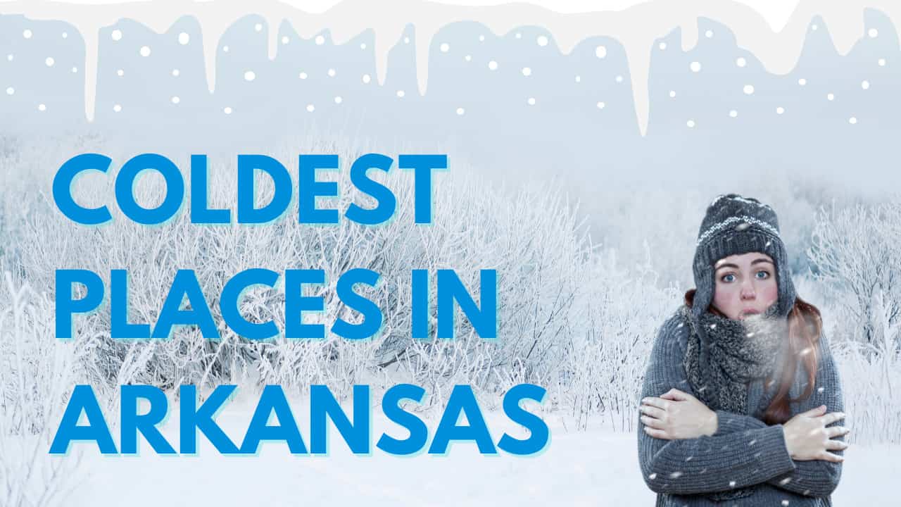 coldest places in arkansas