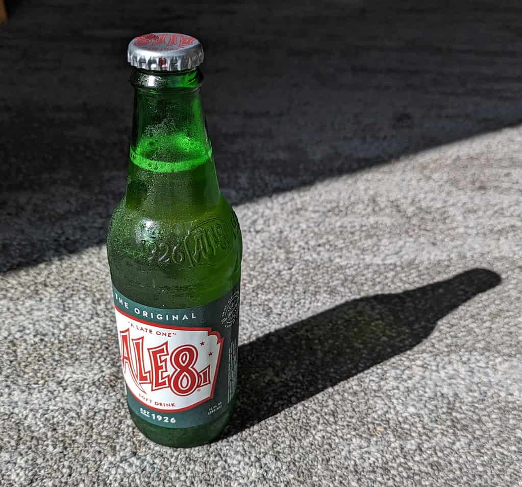 A bottle of Ale-8-One