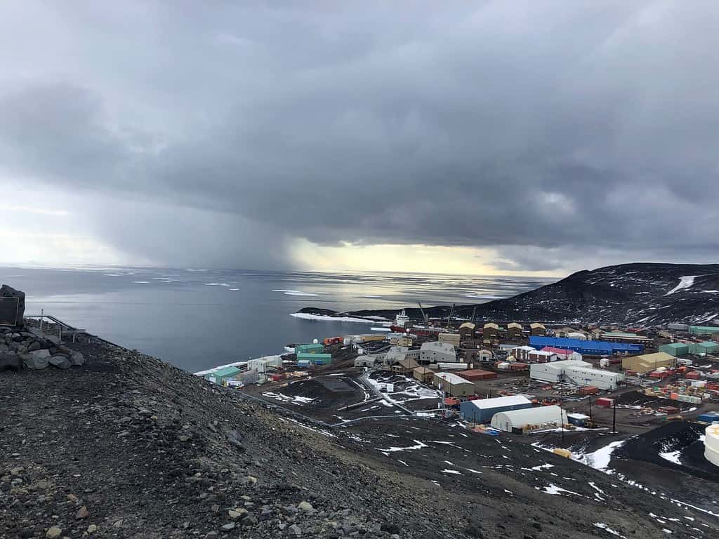McMurdo Station in Antarctica is the closest thing to a city on the continent.