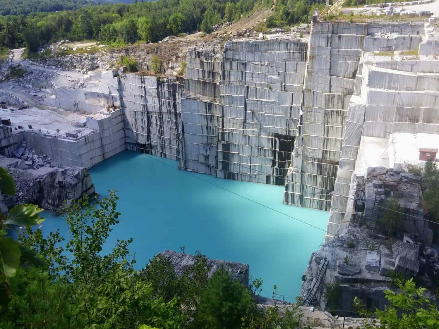 Granite and marble quarry in Vermont