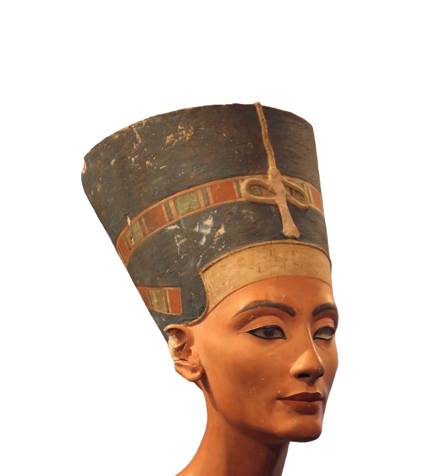 Bust of Nefertiti in a museum of Berlin