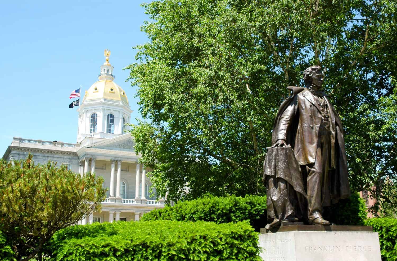 Franklin Pierce statue