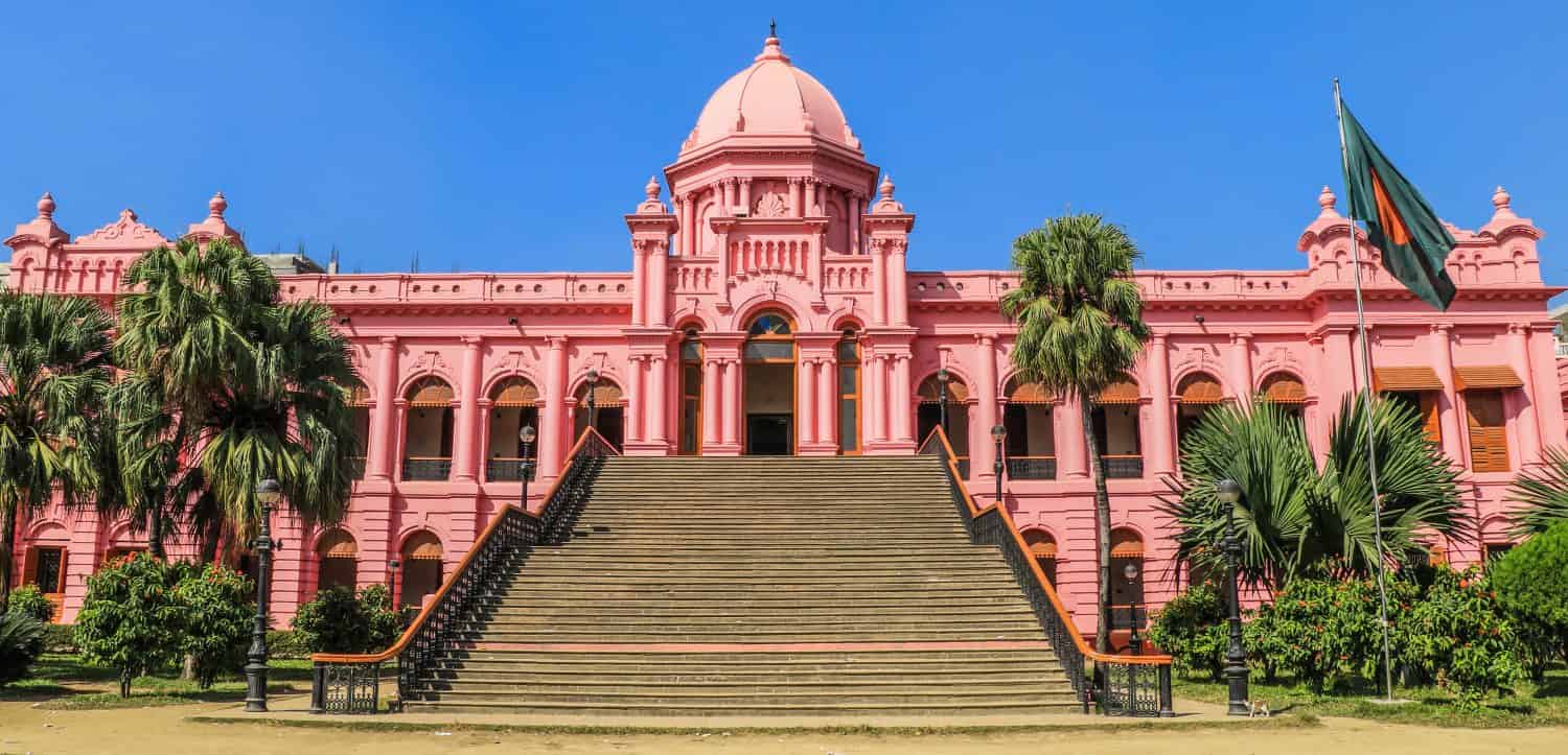 dhaka ahsan manzil tourism pink palace landmark travel destination bangladesh