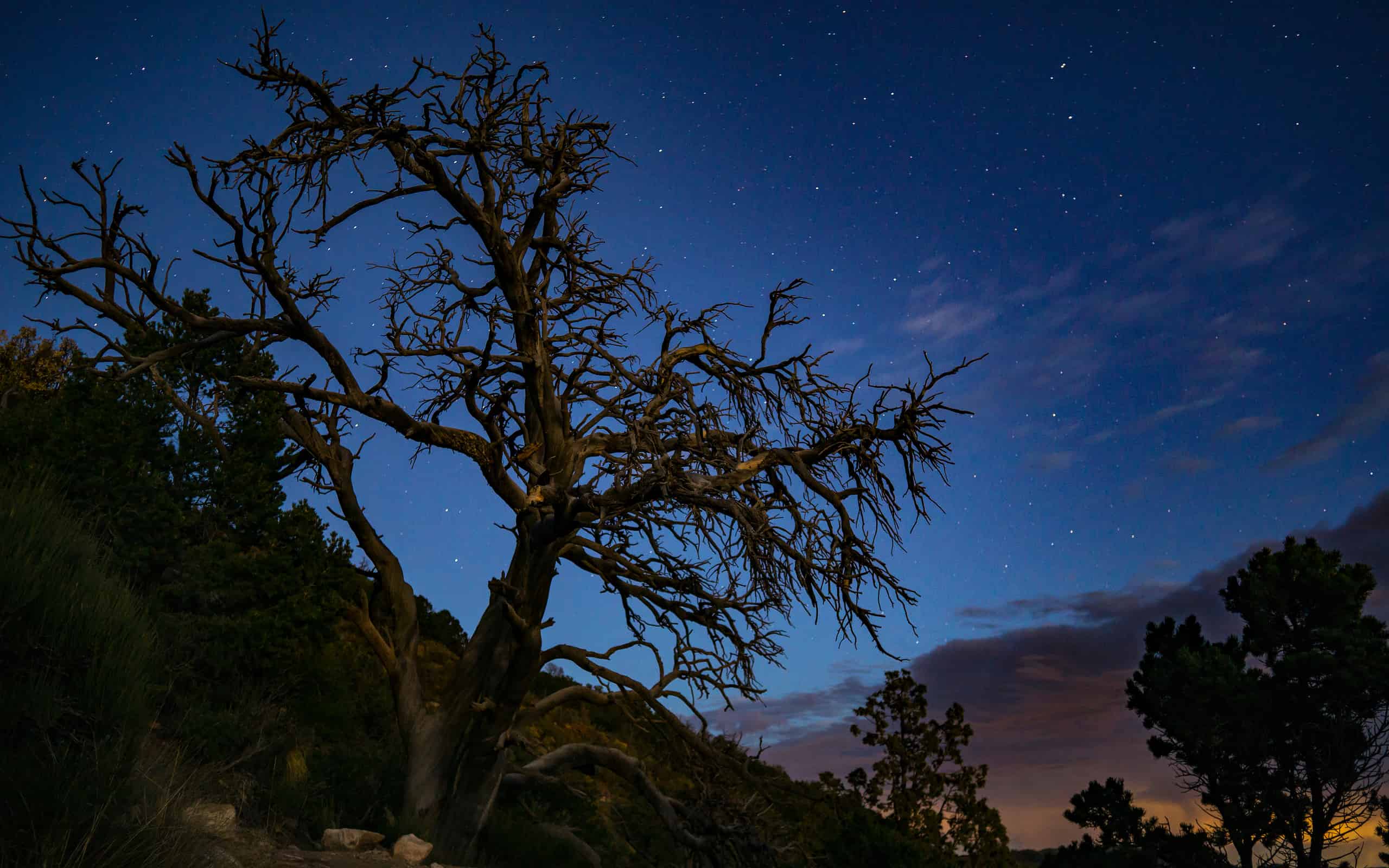 Twilight in Mesa Verde National Park