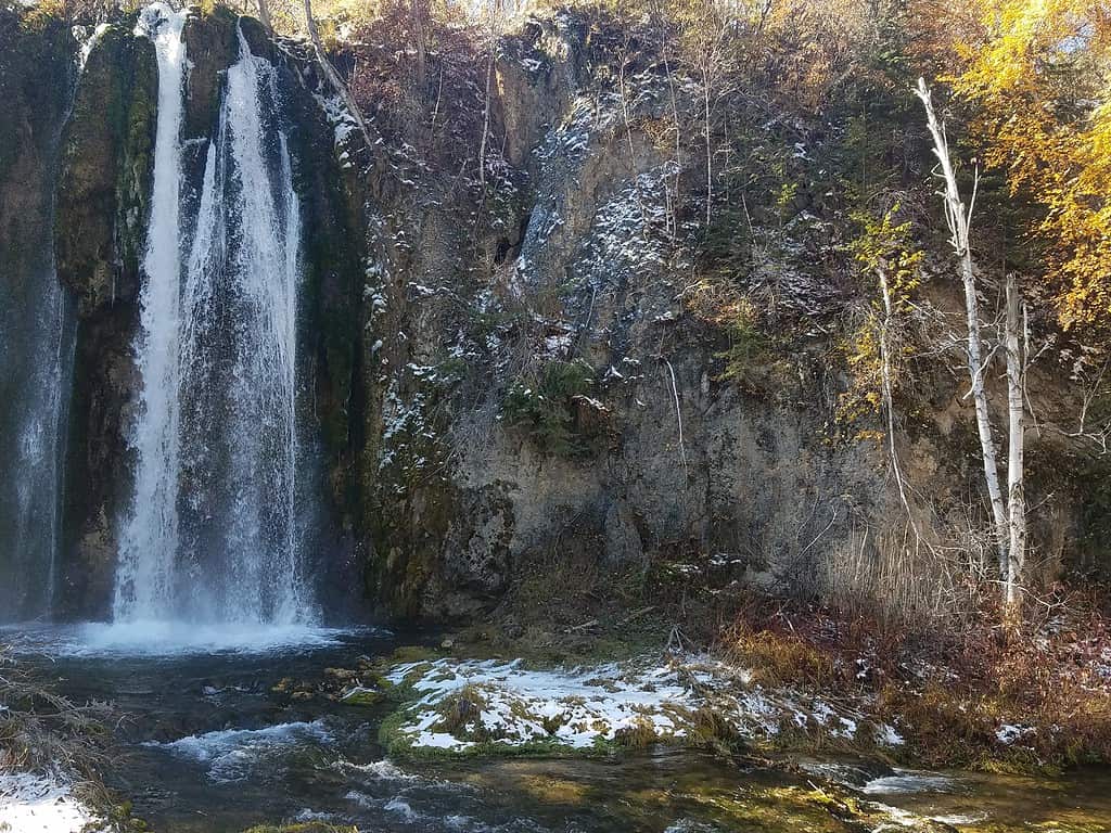 Spearfish Falls in Spearfish Canyon