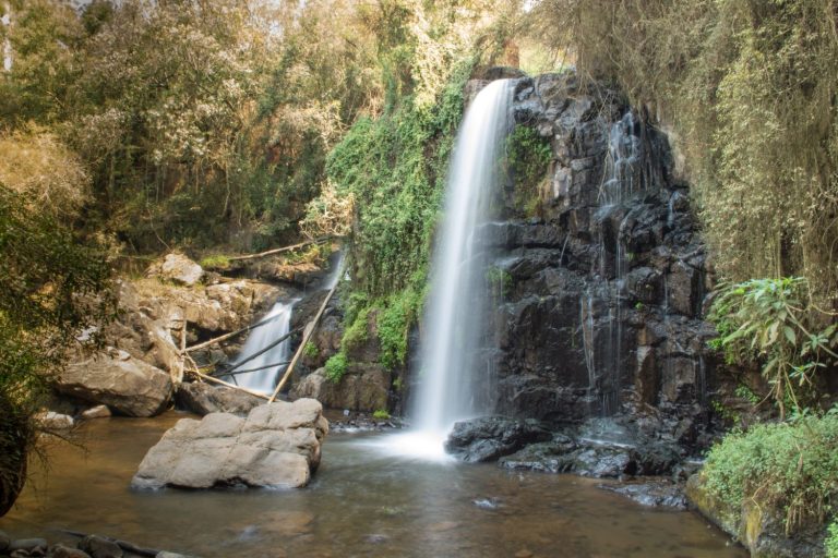 Horseshoe waterfall in South Africa