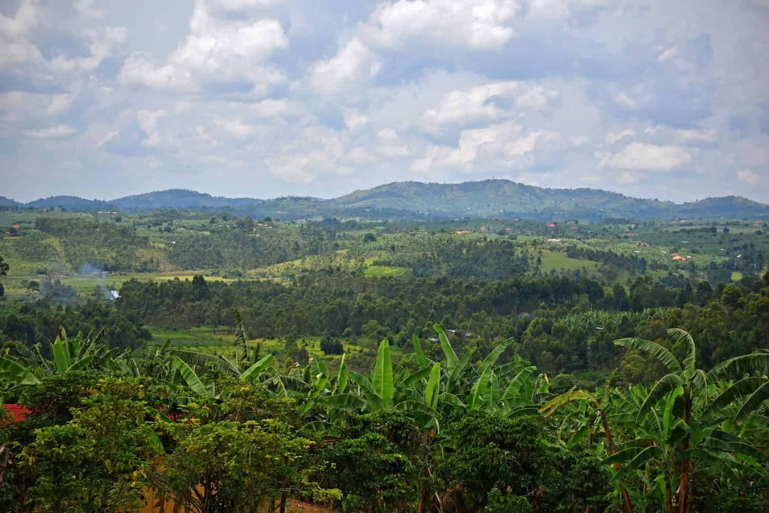 Panorama of Kisoro in Uganda