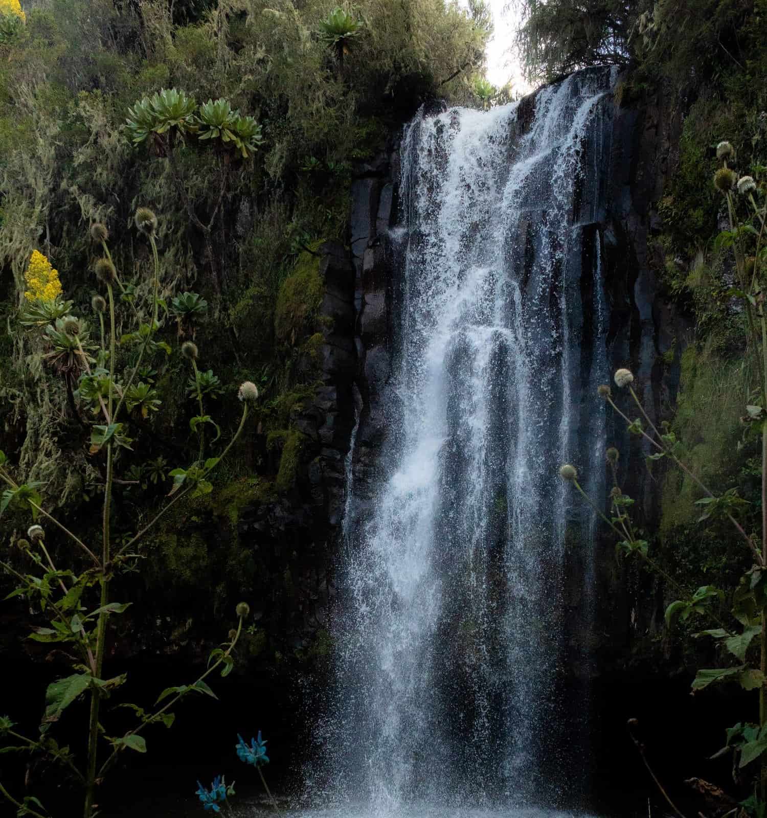 Karuru falls, tallest waterfall in Kenya