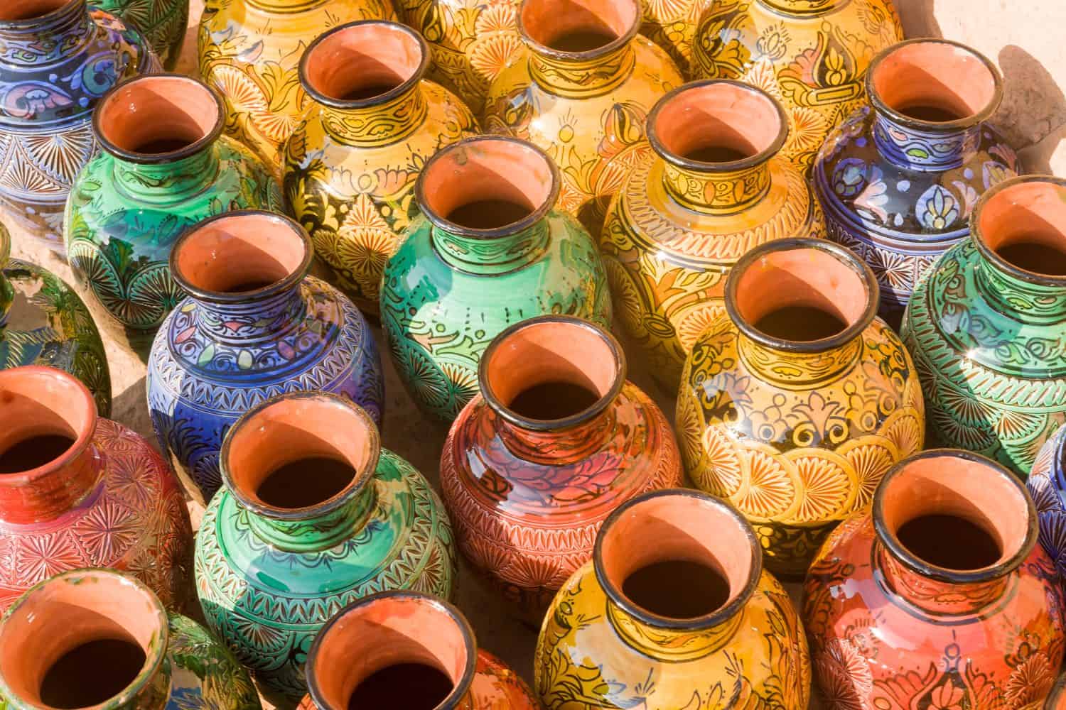 Ceramic pots at Safi, Morocco