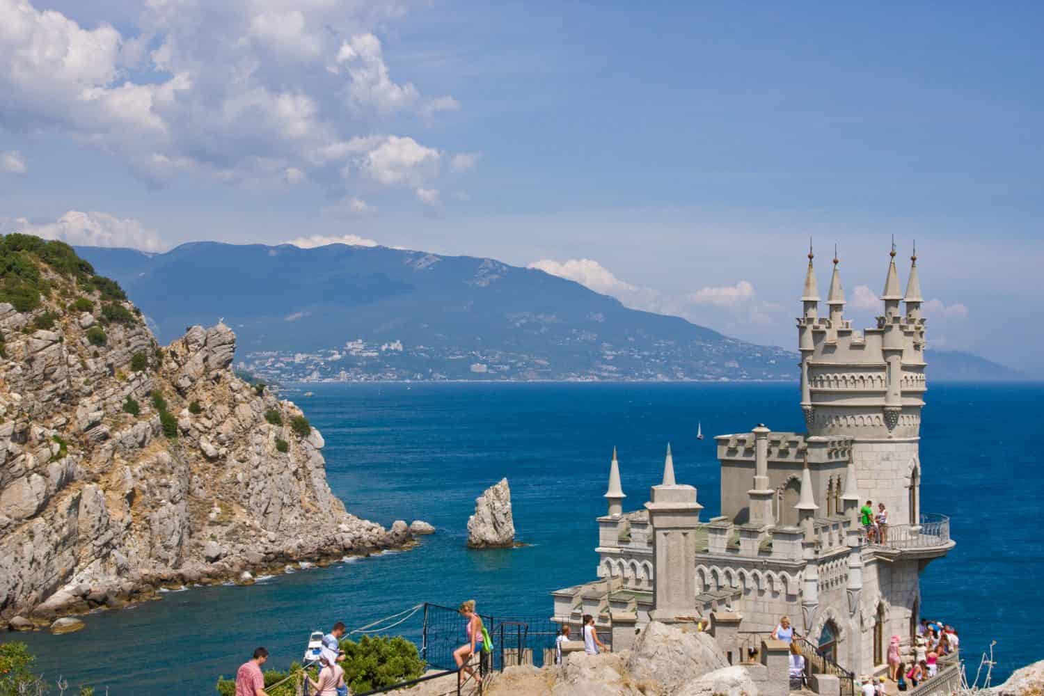 Lastochkino Gnezdo - landmark of Yalta, Ukraine