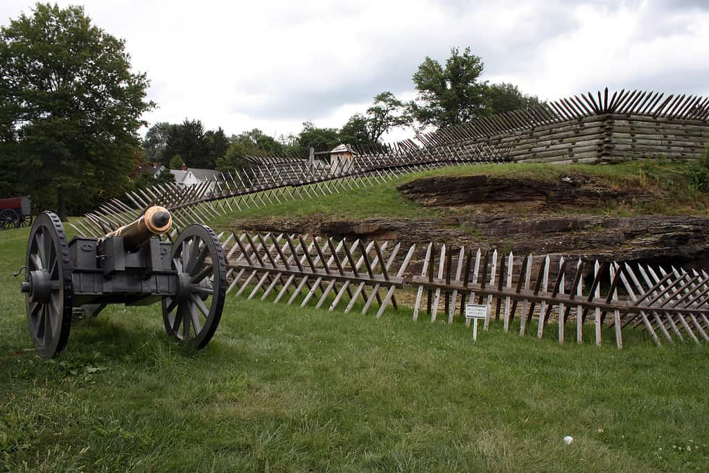 Fort Ligonier in Pennsylvania.