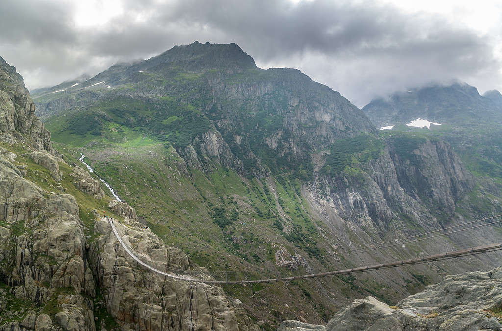 The bridge of Trift in Switzerland