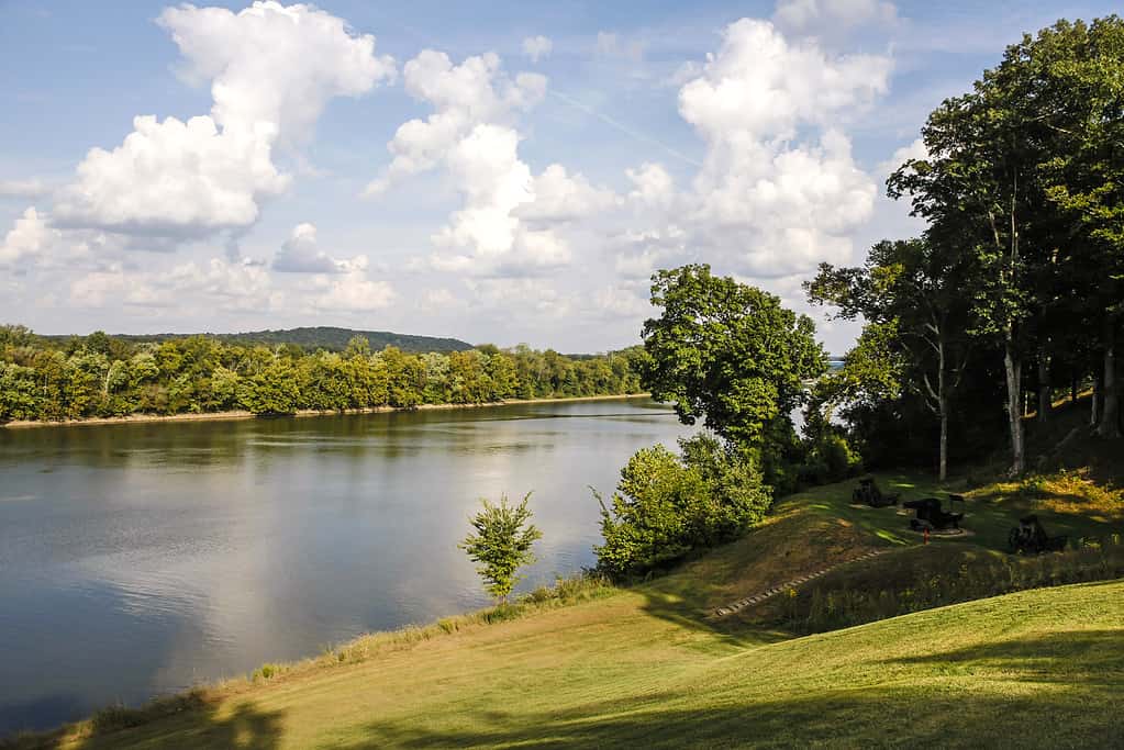The Cumberland River in Tennessee