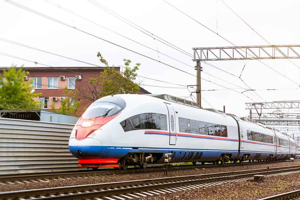 High-speed electric train Sapsan