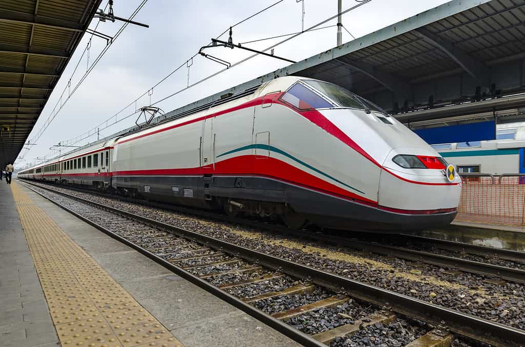 European fast train in Italy