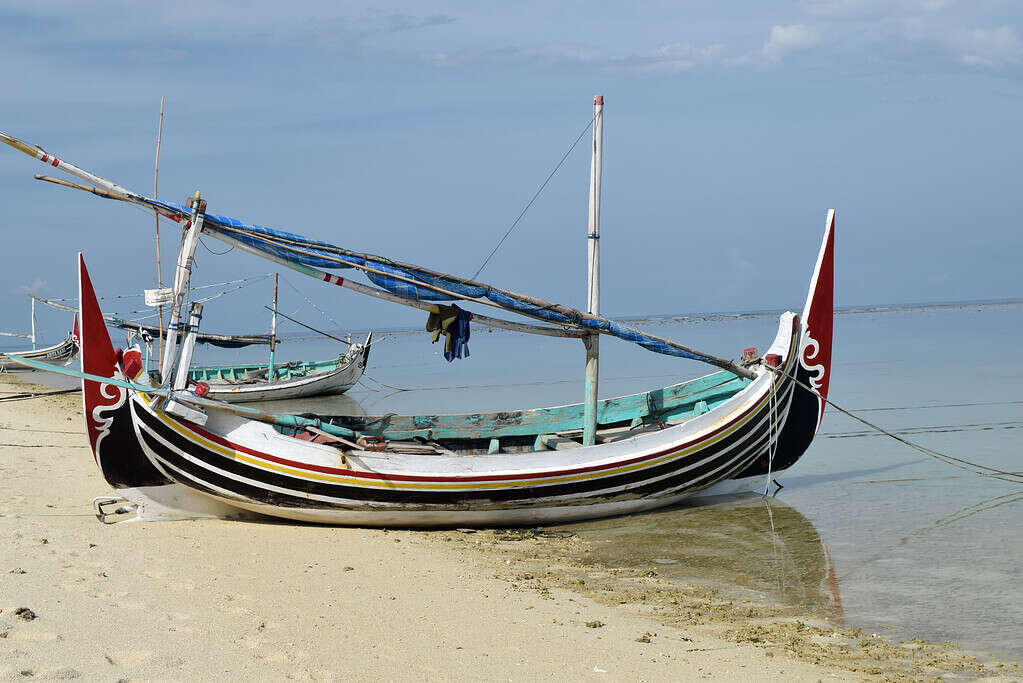 A beautiful Madurese fishing boat