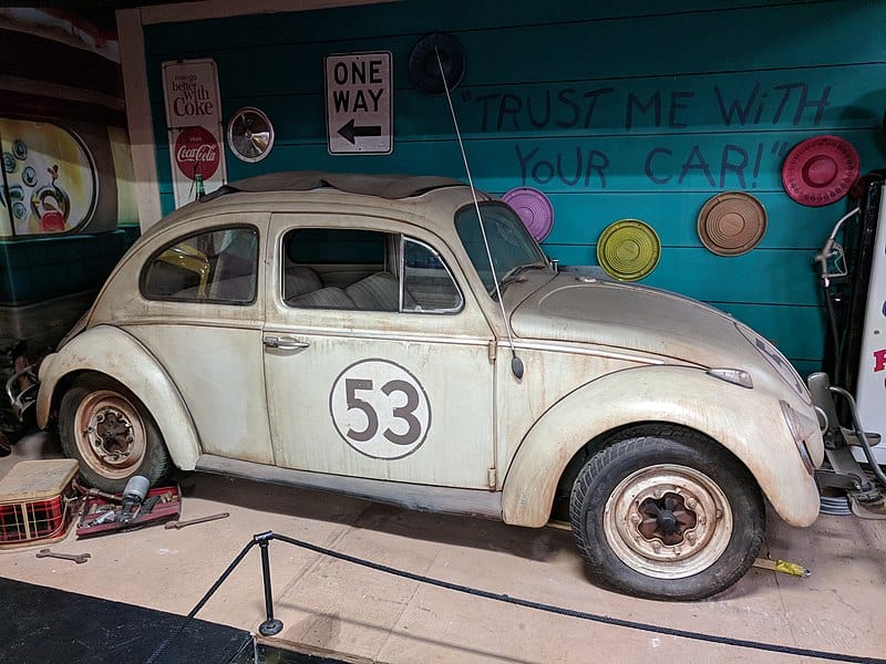 Herbie in the Volvo Museum