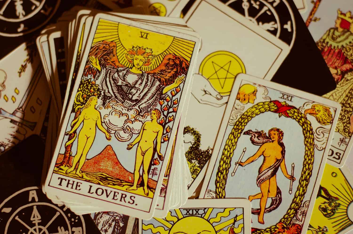 Tarot Card - The Lovers.