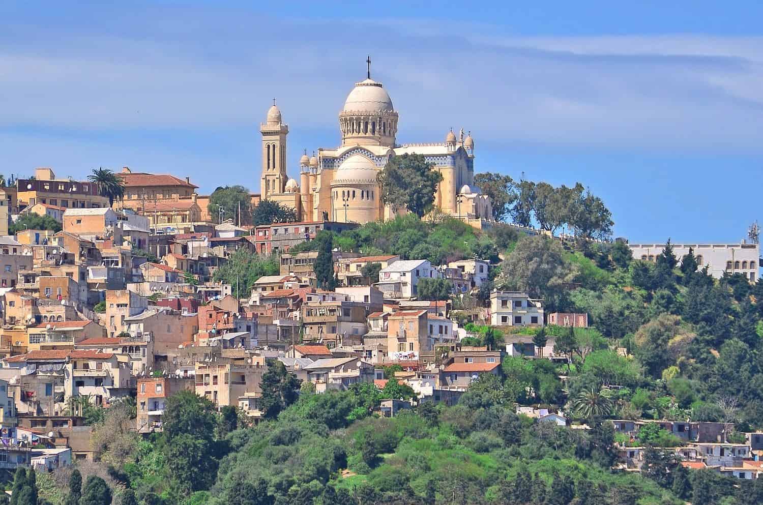 The Catholic Basilica of Our Lady of Africa in the capital of Algeria - Algiers