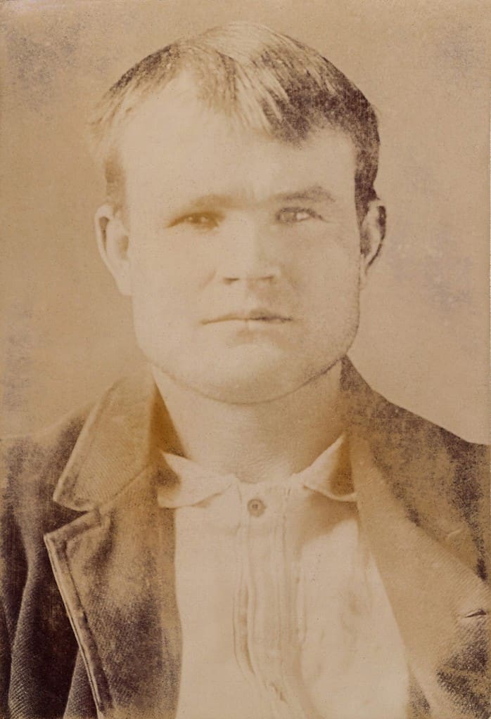Butch Cassidy was the alias of Robert LeRoy Parker. Actor Paul Newman portrayed Cassidy in the 1967 film, BUTCH CASSIDY AND THE SUNDANCE KID. Portrait ca. 1900.