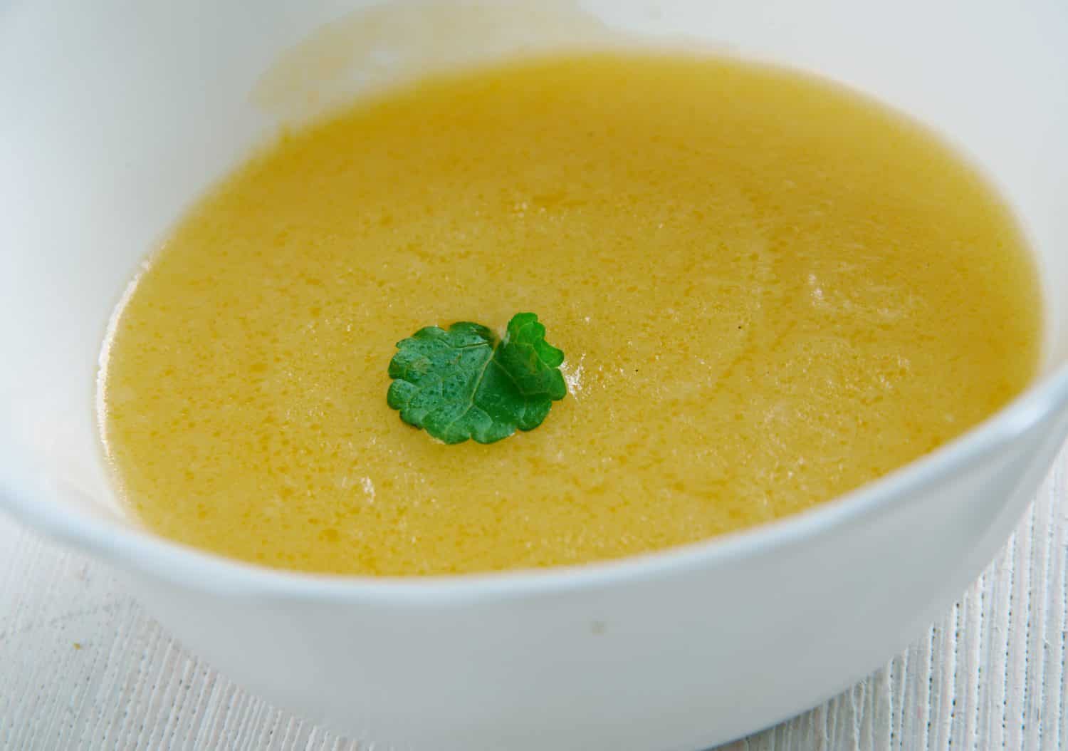 Veloute sauce -  sauces of French cuisine that were designated the five mother sauces.