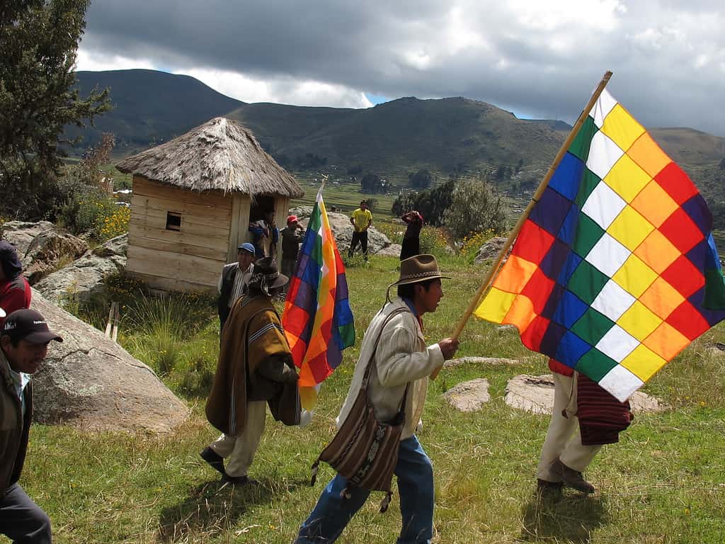 Aymara ceremony copacabana