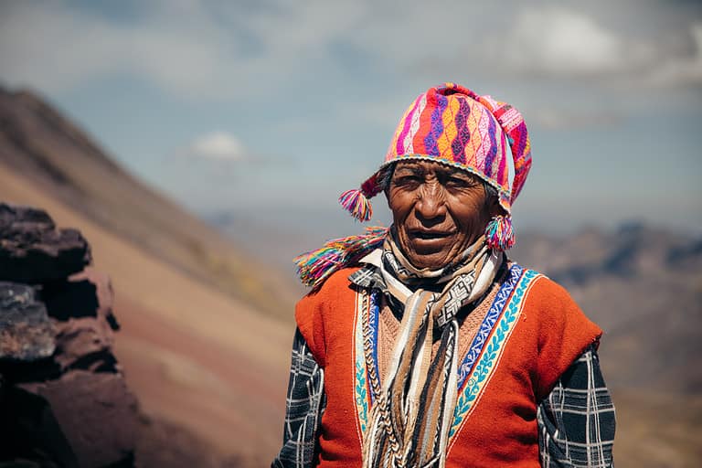 Quechua woman in Peru