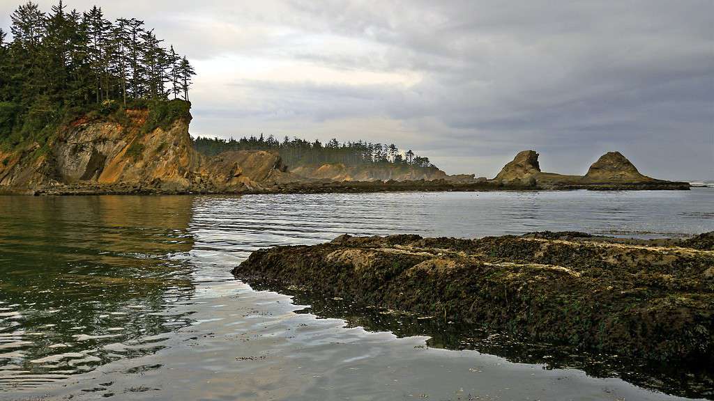 Sunset Bay State Park in Coos County Oregon